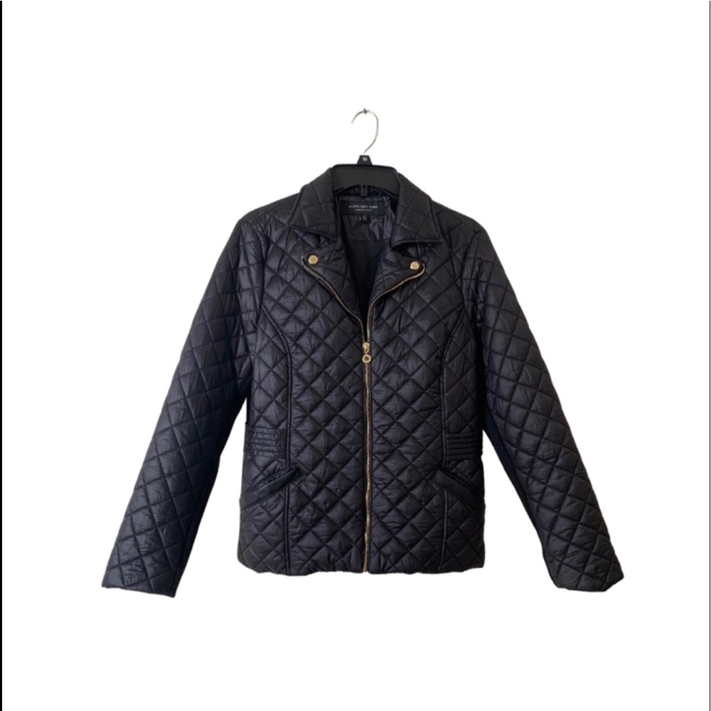 Marc NEW YORK Black Andrew Marc Puffer Jacket- Size Medium